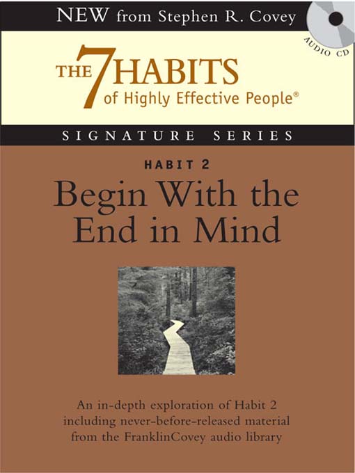 Title details for Habit 2 Begin With the End in Mind by Stephen R. Covey - Wait list